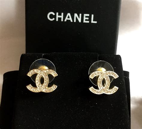 chanel classic earrings material|chanel classic earrings uk price.